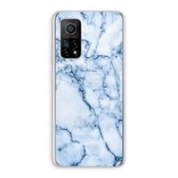 Blauw marmer: Xiaomi Mi 10T 5G Transparant Hoesje