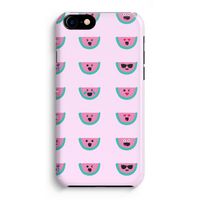 Smiley watermeloenprint: Volledig Geprint iPhone 7 Plus Hoesje