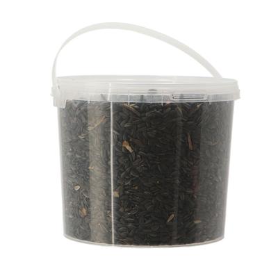 Zwarte zonnebloempitten 13kg emmer - Esschert design