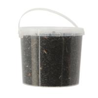 Zwarte zonnebloempitten 13kg emmer - Esschert design