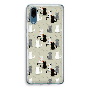 Katten: Huawei P20 Transparant Hoesje