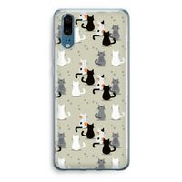 Katten: Huawei P20 Transparant Hoesje