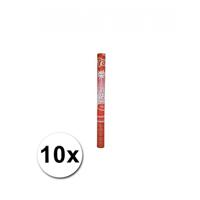 Confetti kanon - 10x - rood - 60 cm - shooter - confettikanonnen Confetti kanon - 10x - rood - 60 cm - shooter - confettikanonnen