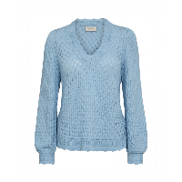 FreeQuent - Blauw | Dames | Trui | Blauw | XXL | regular | Kamst mode