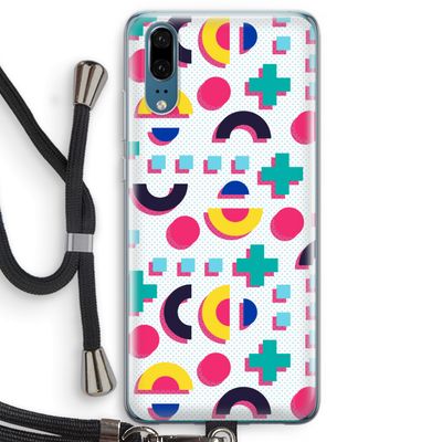 8-bit N°2: Huawei P20 Transparant Hoesje met koord