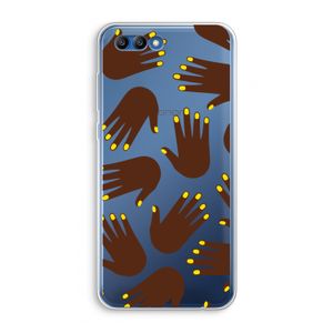 Hands dark: Honor 10 Transparant Hoesje