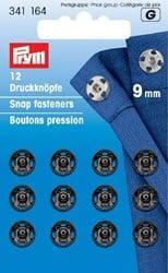 Prym Drukkers Zwart 9mm