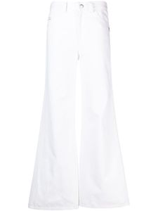 Marc Jacobs pantalon The Flared à taille mi-haute - Blanc