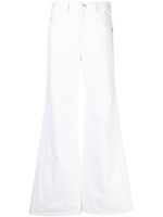 Marc Jacobs pantalon The Flared à taille mi-haute - Blanc