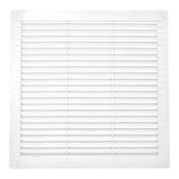Ventilatierooster EDM 87708 Wit 30 x 30 x 0,7 cm Muggennet