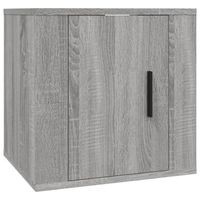 The Living Store TV Meubel - Grijs Sonoma Eiken - 40 x 34.5 x 40 cm (B x D x H)