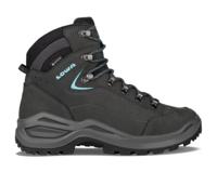 Lowa Renegade Evo GTX Mid Hoge Wandelschoen Dames Asphalt/Turqoise 6