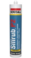 Soudal Silirub P2 | Beglazingskit | B .Grijs Ral 7023 | 600 ml - 120317