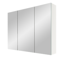 Linie Montro spiegelkast 100 x 75 cm hoogglans wit - thumbnail