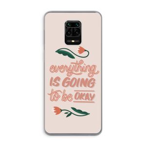Optimistic flower girl: Xiaomi Redmi Note 9 Pro Transparant Hoesje