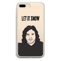 Let It Snow: iPhone 7 Plus Transparant Hoesje