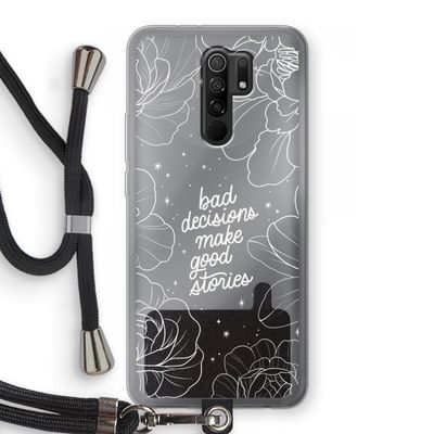 Good stories: Xiaomi Redmi 9 Transparant Hoesje met koord
