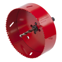 Wolfcraft - gatenzaag 127mm - bim gatenboor 127 mm - 5495000