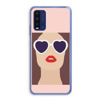 Red lips: Xiaomi Redmi 9T Transparant Hoesje