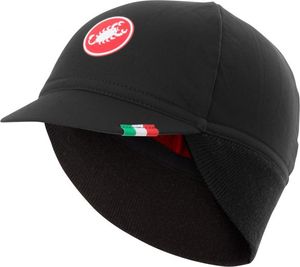 Castelli Difesa thermal cap helmmuts zwart