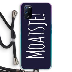 Moatsje!: Oppo A92 Transparant Hoesje met koord