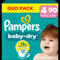 Pampers BabyDry Maat 4, 90 Luiers bij Jumbo