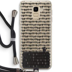 Crazy shapes: Samsung Galaxy J6 (2018) Transparant Hoesje met koord