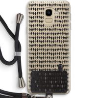 Crazy shapes: Samsung Galaxy J6 (2018) Transparant Hoesje met koord