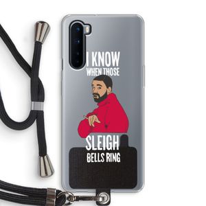 Sleigh Bells Ring: OnePlus Nord Transparant Hoesje met koord