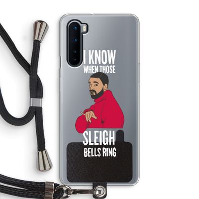 Sleigh Bells Ring: OnePlus Nord Transparant Hoesje met koord