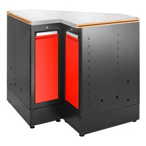 Facom Hoekopstelling | met inox werkblad | JLS3-MBSCSG JLS3-MBSCSG