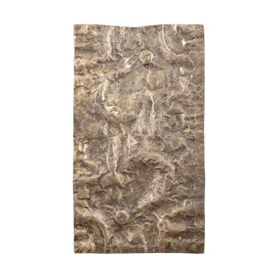 Eogan Gouden Gegoten Aluminium Wandpaneel Rechthoek