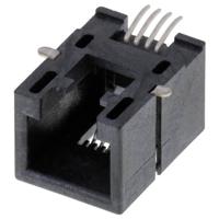 Molex Cat 3 Mod Jack/Plug 855025006 Bus Zwart 1 stuk(s)
