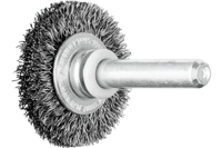 Pferd staalborstel op stift 30x6x6 0.2 staal