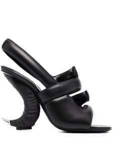 Givenchy sandales en cuir - Noir