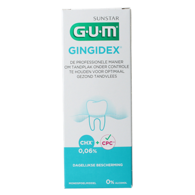 GUM Gingidex mondspoelmiddel 300 Milliliter GUM Gingidex mondspoelmiddel 300 Milliliter