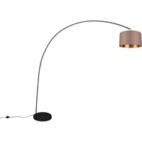 Vloerlamp Mansur taupe excl. 1 x E27 4W