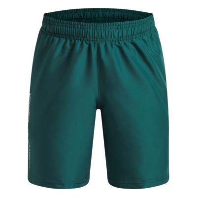 Under Armour Tech Woven Wordmark Trainingsbroekje Kids Turquoise Zwart