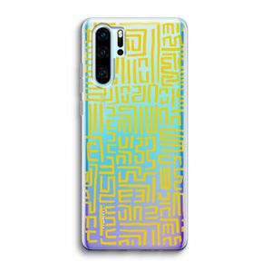 Majorelle Blue Print: Huawei P30 Pro Transparant Hoesje