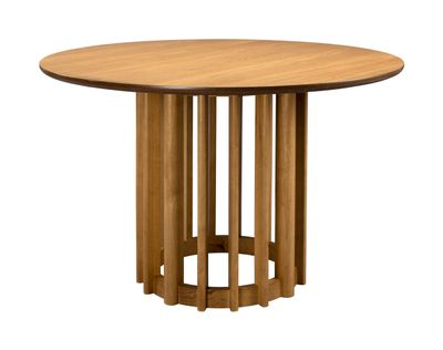 Dutchbone Ronde Eettafel 'Barlet' Eikenhout, 120cm
