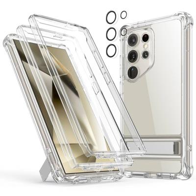 Galaxy S24 Ultra Armor Kickstand Case - Clear