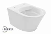 Wiesbaden Vesta rimless wandcloset 52cm zonder zitt. wit