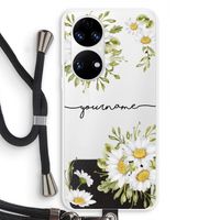 Daisies: Huawei P50 Transparant Hoesje met koord