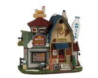 The Happy Brooder & Dairy Shop B/O Led Kerst - Lemax