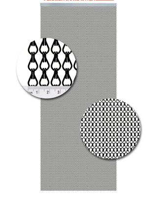 Vliegengordijn Aluminium Zwart - 100cm x 240cm