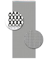 Vliegengordijn Aluminium Zwart - 100cm x 240cm