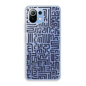 Moroccan Print: Xiaomi Mi 11 Lite Transparant Hoesje