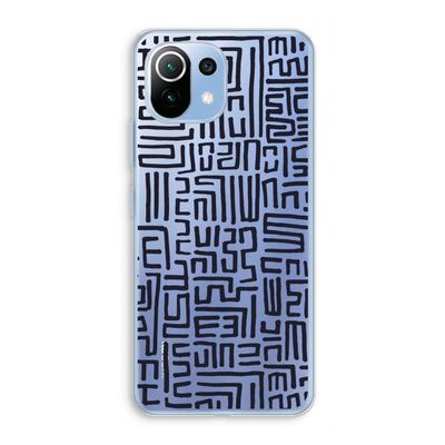 Moroccan Print: Xiaomi Mi 11 Lite Transparant Hoesje