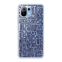 Moroccan Print: Xiaomi Mi 11 Lite Transparant Hoesje