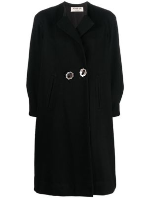 A.N.G.E.L.O. Vintage Cult manteau à boutonnière croisée (années 1940) - Noir